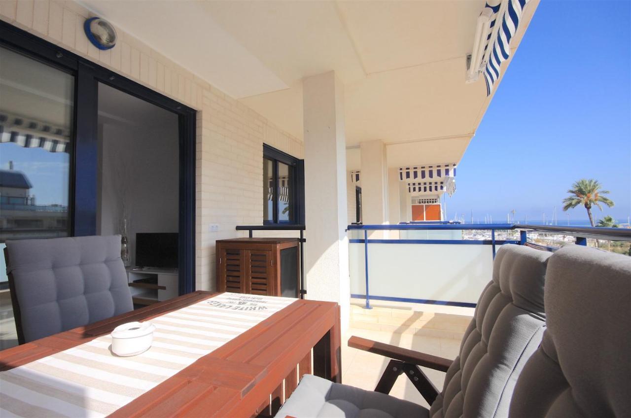 Apartamento Suenos De Mar Con Vistas Al Puerto By Costablancarent Denia Ngoại thất bức ảnh